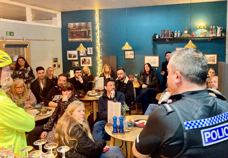 The meeting was hosted by Anthony’s of Wellington and was also attended by representatives of the police, Telford and Wrekin Council and the Shropshire Cycle Hub