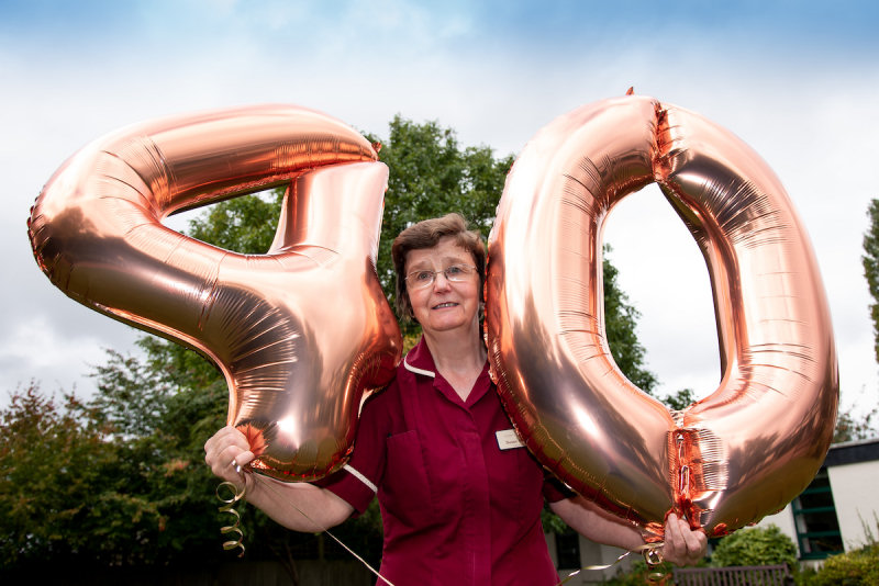 Sue Morris celebrates 40 years at Stone House