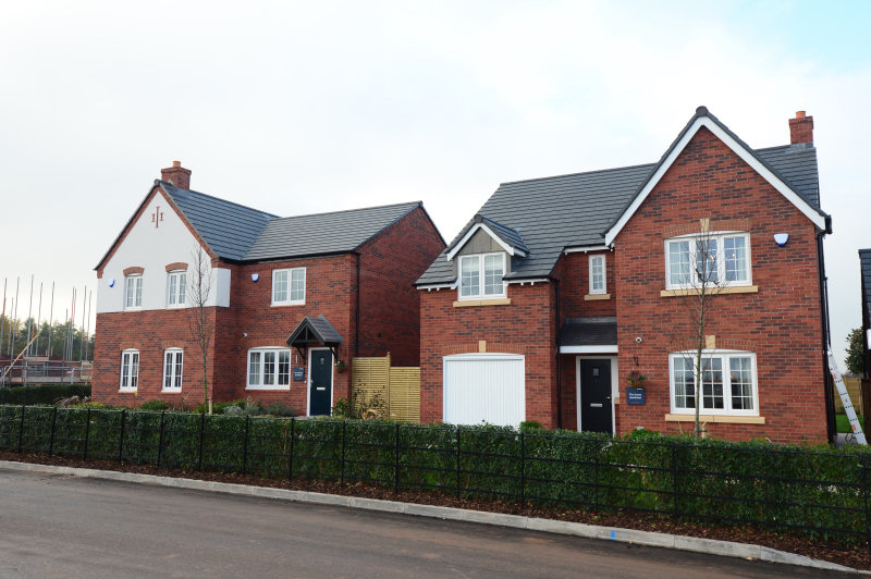 Properties at Bellway’s The Spinney development, off Oteley Road in Shrewsbury. Bellway is proposing to build new homes at the nearby Darwin’s Edge development off Hereford Road. Photo: Bellway