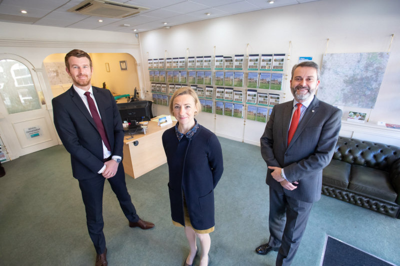Andy Roberts, Caroline Eaton and Nick Berriman