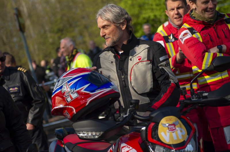 A host of celebrity and professional bikers were in attendance at last year's event including Carl 'Foggy' Fogarty MBE