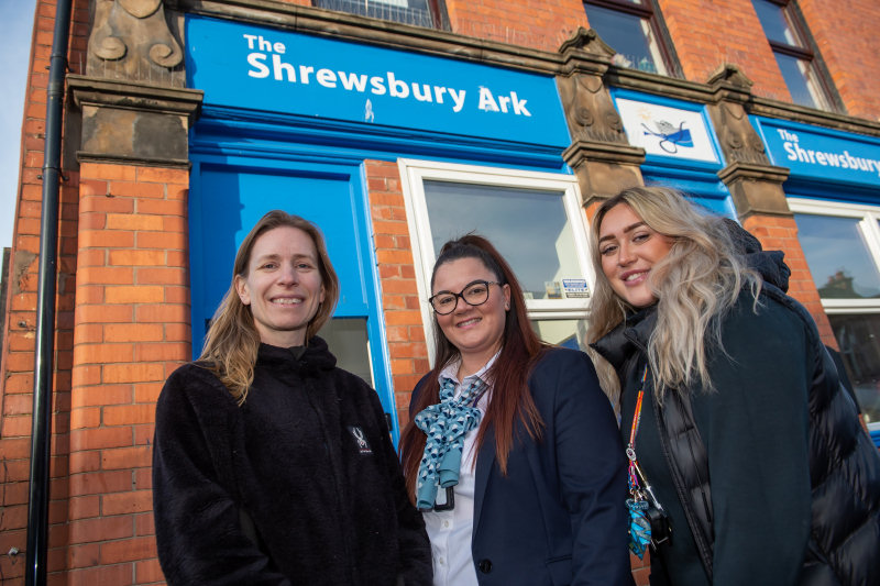 Barratt and David Wilson Homes donated £1,500 to The Shrewsbuy Ark