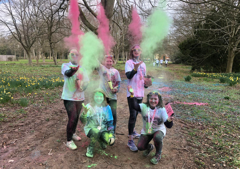 The Shrewsbury Colour Run is being held on Saturday, 1st April, at the Sansaw Estate in Hadnall