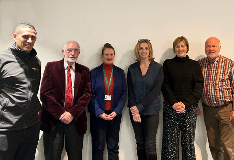 Customer Committee Members from left: Chris Steel, Kevin Morgan, Helen Hackney, Laura Kirkham-Williams, Esther Wright, Roger Scott-Dow