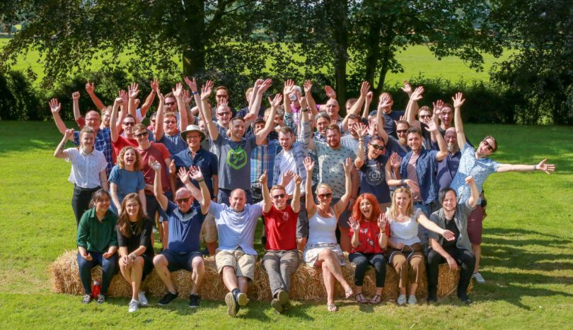 The team at Shropshire-based content management system specialists, Contensis