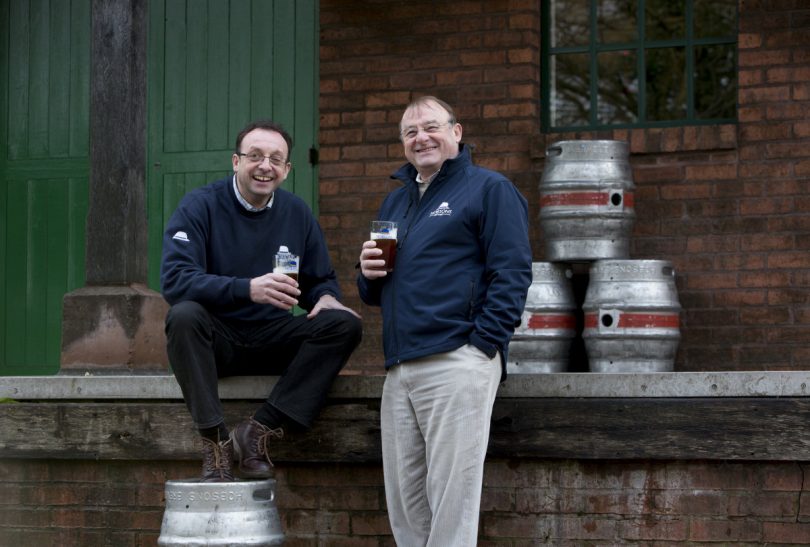 Hobsons Brewery founders Jim and Nick Davis