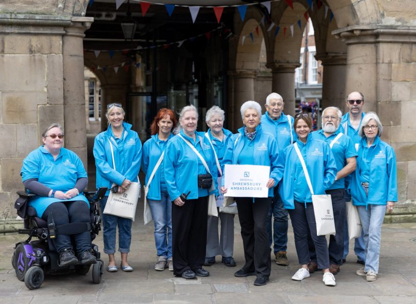 Shrewsbury Ambassadors are out and about on weekends over the spring and summer