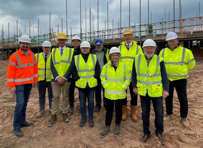 The project Group behind the new community led development at Prees