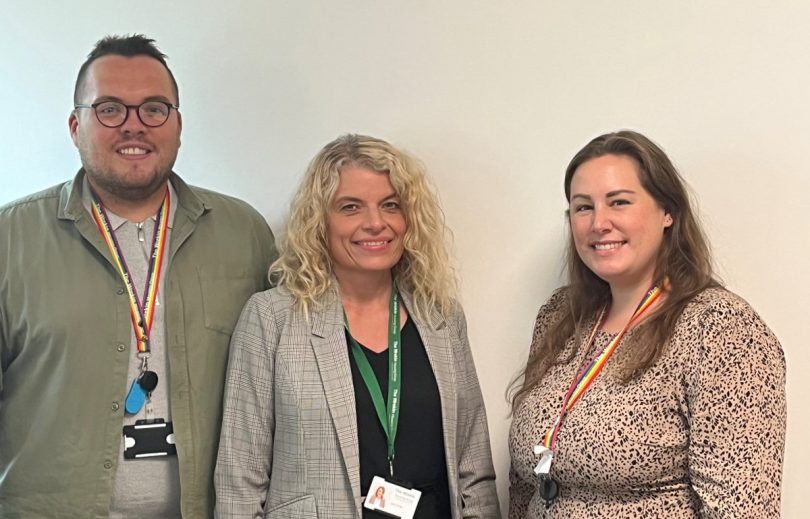 Dan Bebbington, Sam Siviter & Lois Alexander from The Wrekin Housing Group's Debt Advice Team