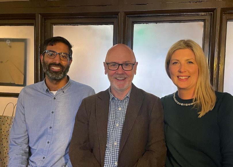 Satinder Sidhu, Martin Skehan, Emma Davies