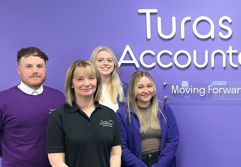 Turas team members, left to right, Jamie Thatcher, Joyce Renhard, Vicki Evans and Zoe Case