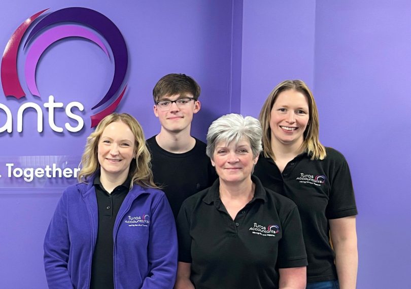 Turas team members, left to right, Kelly Hughes, Will Morgans-Sharples, Andrea Logan-Weston and Helen Columb
