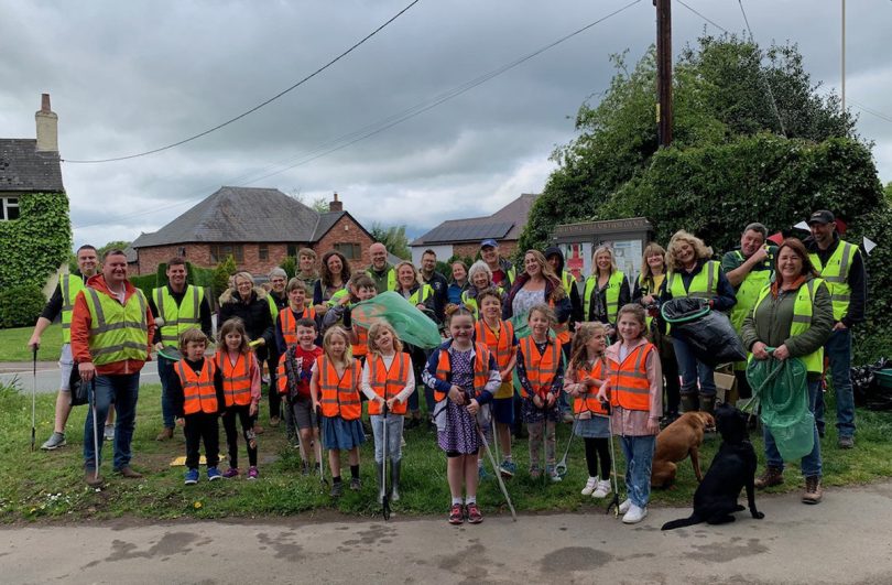 More than 20 bags of rubbish were collected by litter picking group Great Mess to Little Mess