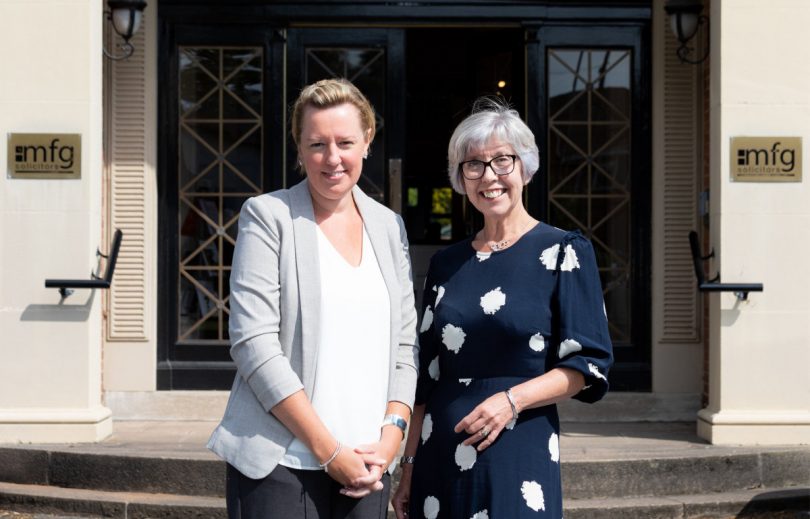 Katherine Tippetts and Claire Backler