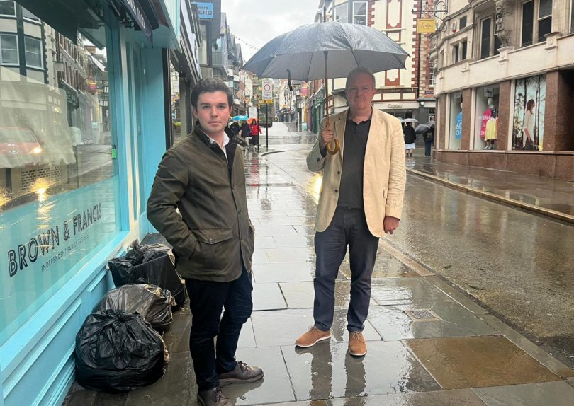 Alex and Nat on Pride Hill