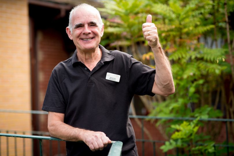 Chris Fair celebrates 45 years’ service at Market Drayton home
