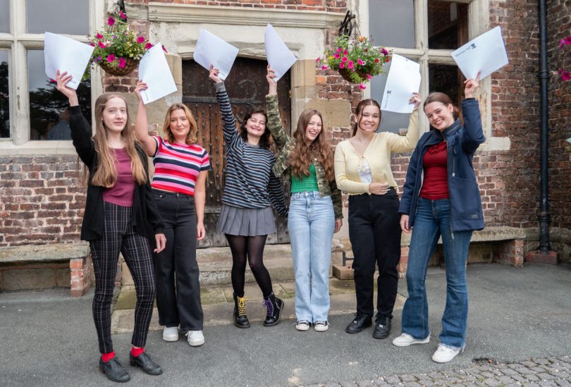Students at Moreton Hall are celebrating today with a stellar year of A Level results 