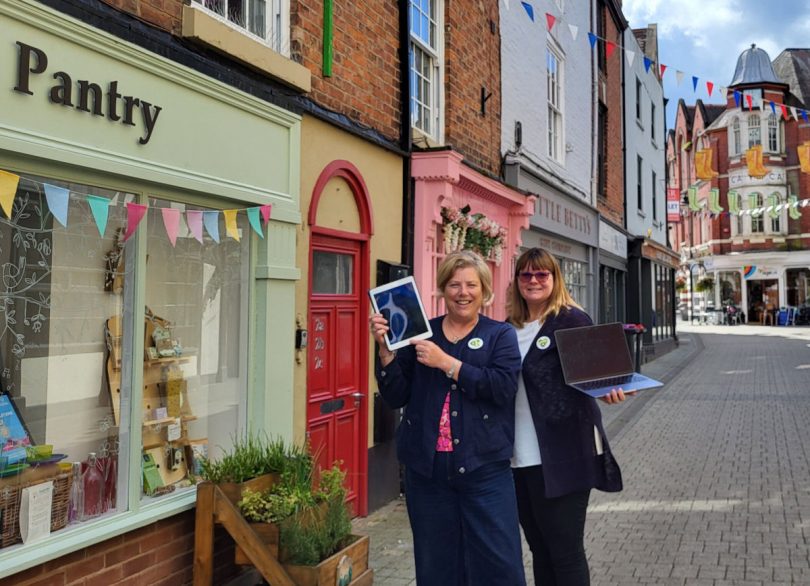 Sally Themans of Love Wellington with Kirsty Smallman of J&PR Ltd