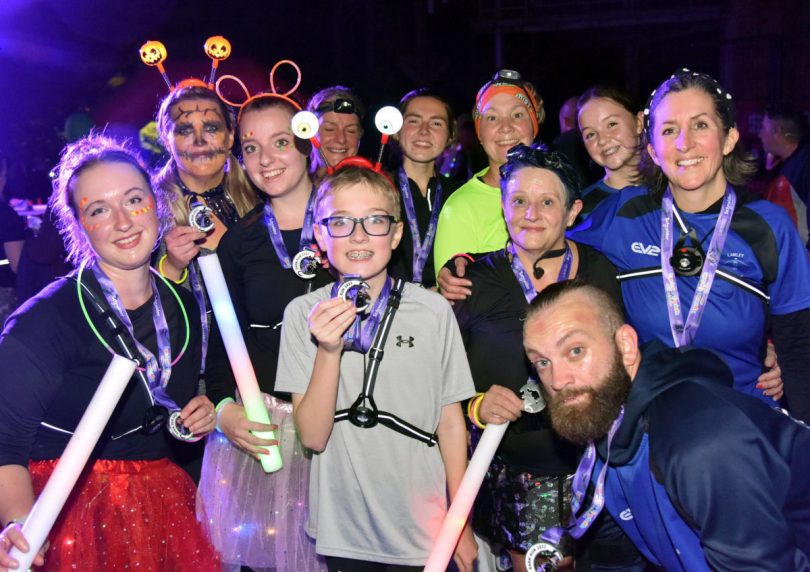 The Dark Runs at Telford Town Park and Chirk Castle see hundreds of people get dressed up in fancy dress and run, jog or walk a 5K route
