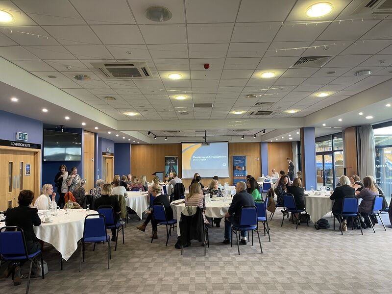 Dozens of business owners attended Croud Meadow for the Employment Law Roadshow