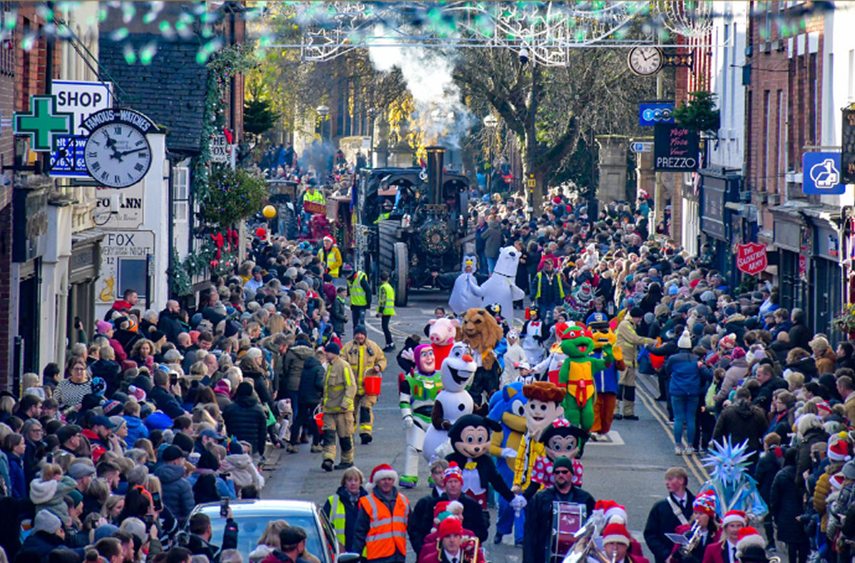 It's Christmas Parade Day on Saturday 2nd December in Oswestry Photo Oswestry Town Council