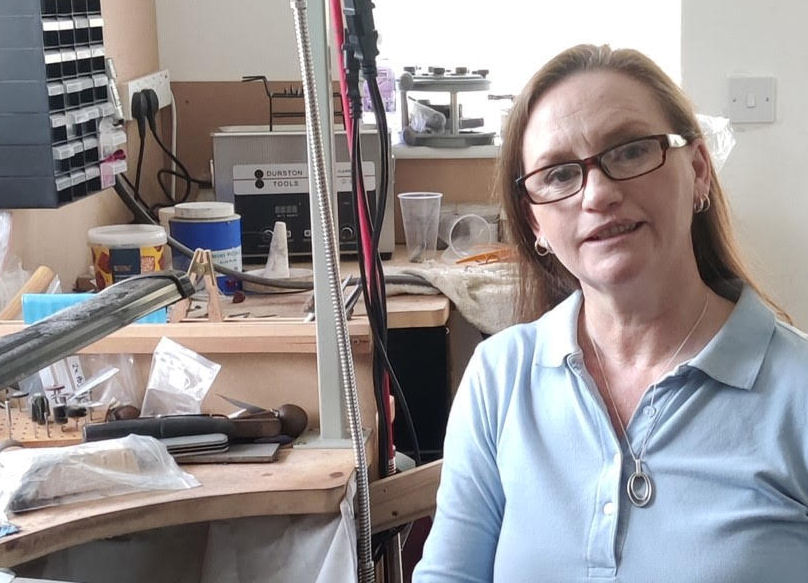 Michelle Pullen-Lockley pictured in her workshop
