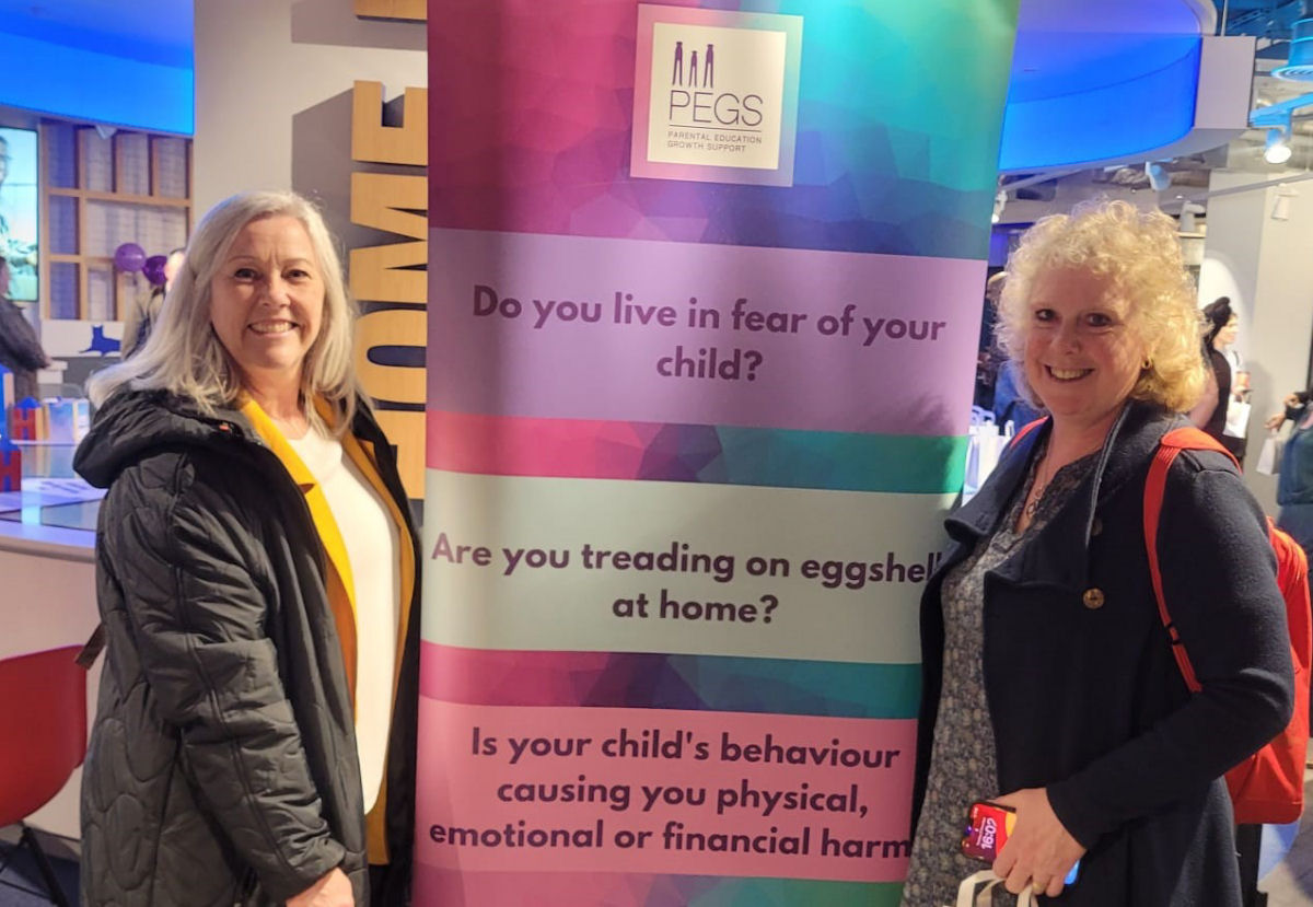 The Wrekin Housing Group's Mandy Parkinson & Sam Hine at a PEGS event