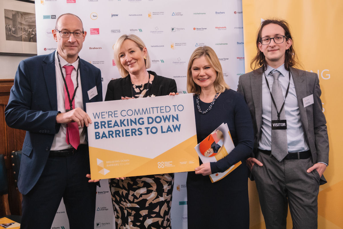 A major new campaign to open up a career in the law to more people has been launched in Parliament – with award-winning law firm FBC Manby Bowdler playing a key role.