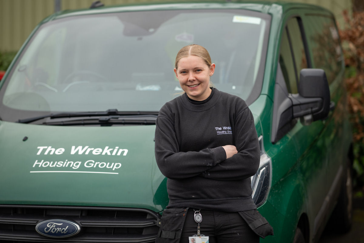 Samantha Stanley is a Painter & Decorator with the Wrekin Housing Group