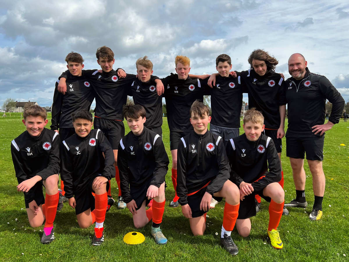GWR Fasteners has sponsored kit for the Llanymynech Junior Giants Under 14’s football team.