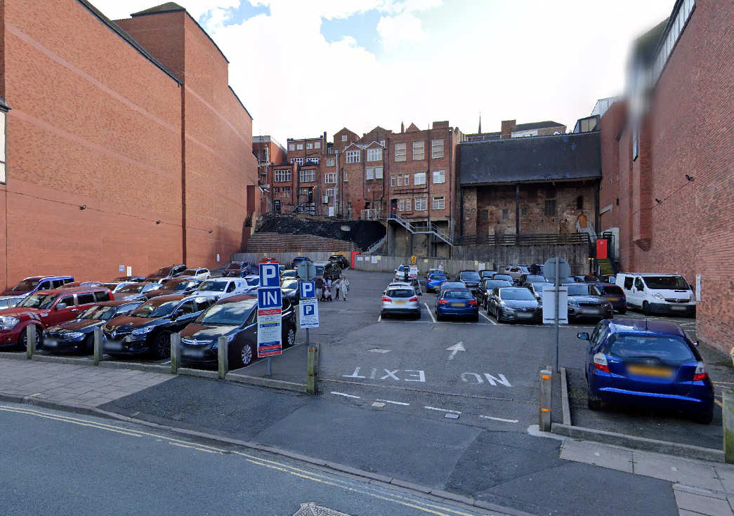 The Gap car park in Shrewsbury. Image: Google Street View.