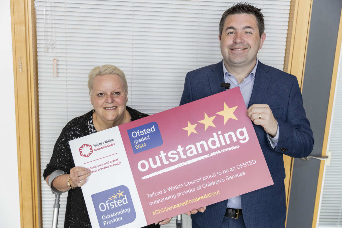 Cllr Shirley Reynolds and Cllr Shaun Davies MP