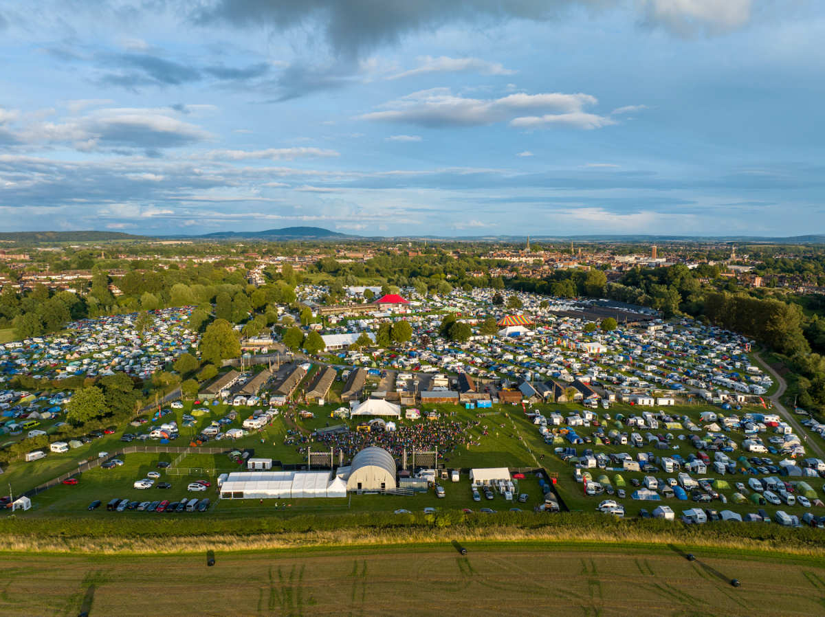 Organisers of Shrewsbury Folk Festival are calling on the new Labour government to reduce VAT on ticket sales from £20 to £5. Photo: Drone Rangers