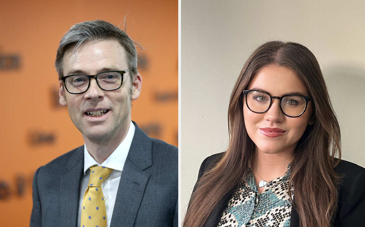 Pictured are Lanyon Bowdler’s head of the private client team, Edward Rees and Sioned Williams, who deals with wills and probate, estate planning and Lasting Powers of Attorney