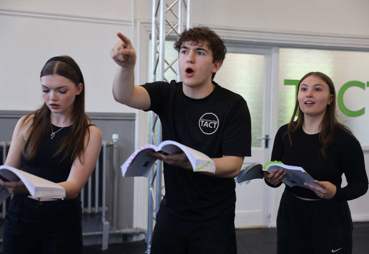 The Arts Centre Telford in rehearsal