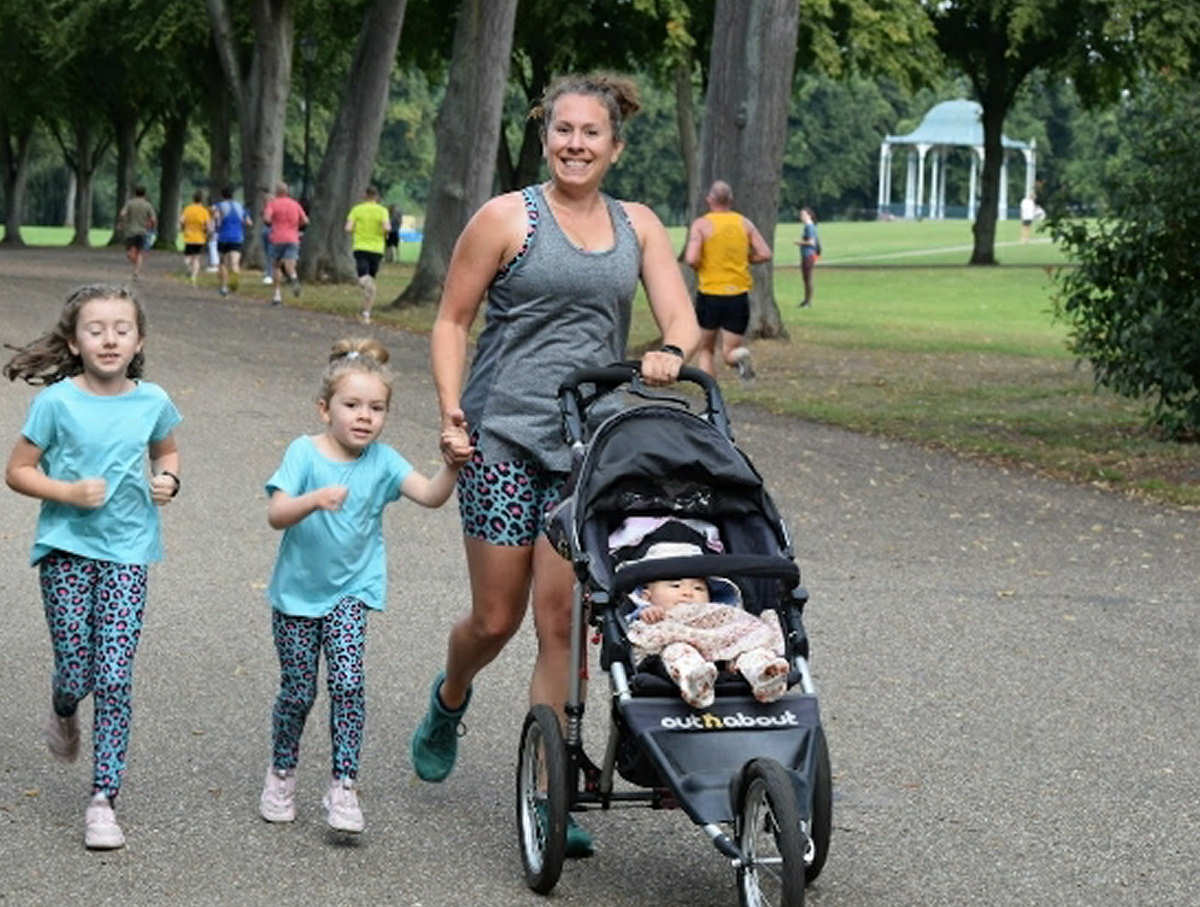 Mum-of-four Jenifer Lane is one of the run leaders