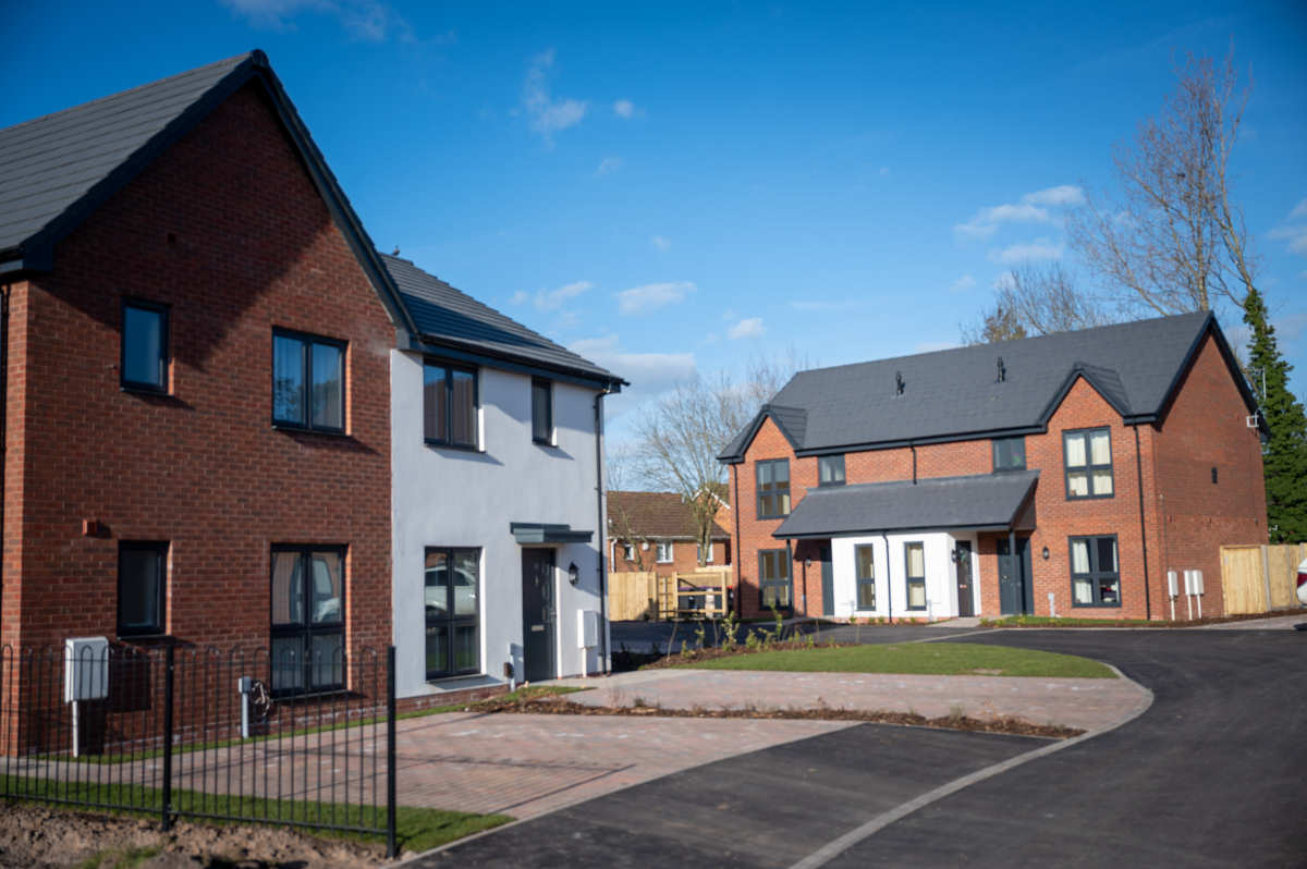 New homes built by the Wrekin Housing Group