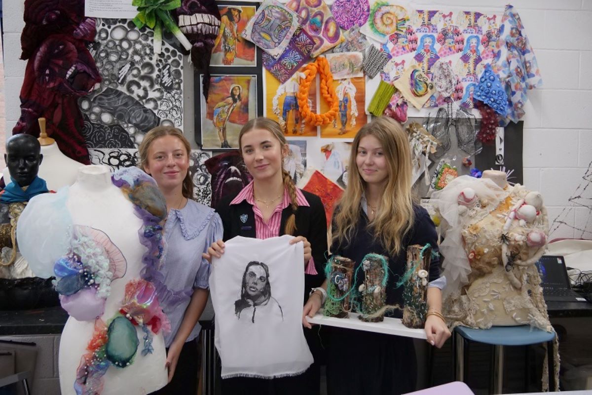 Students from Moreton Hall in Oswestry have contributed six pieces to the annual Textiles Competition and Exhibition