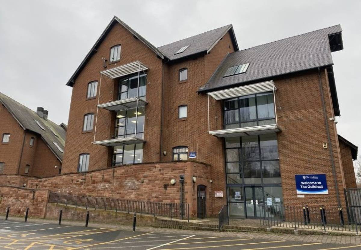 The Guildhall in Franwell, Shrewsbury. Photo: Shropshire Council