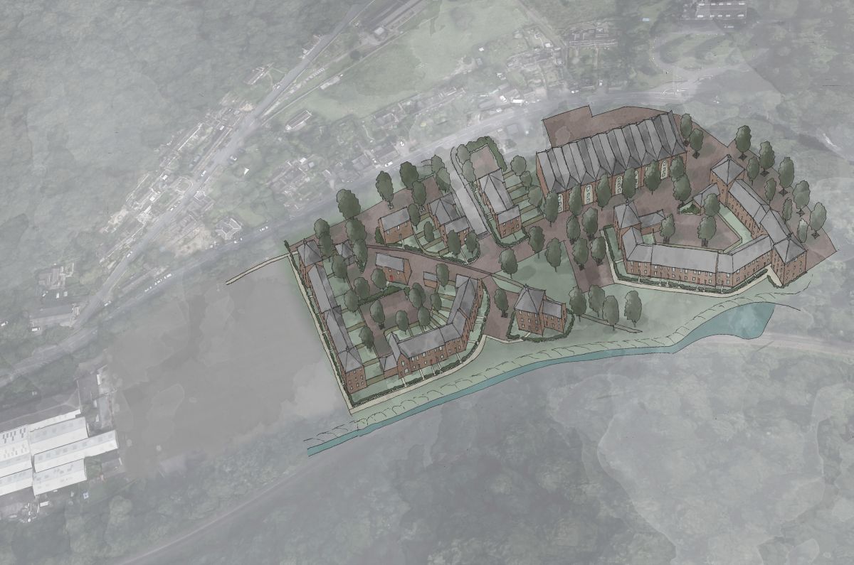The plans are for 97 new homes on the former AGA site in Coalbrookdale