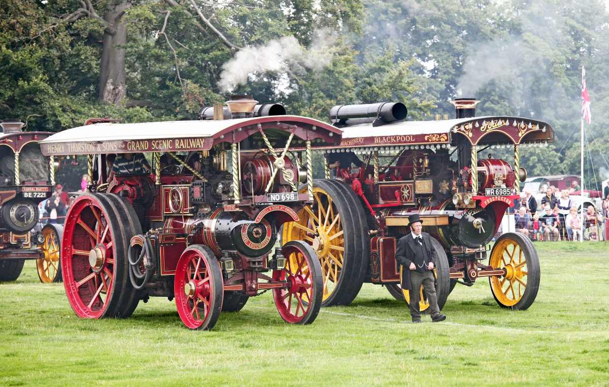The Grand Parade at Shrewsbury Steam Rally