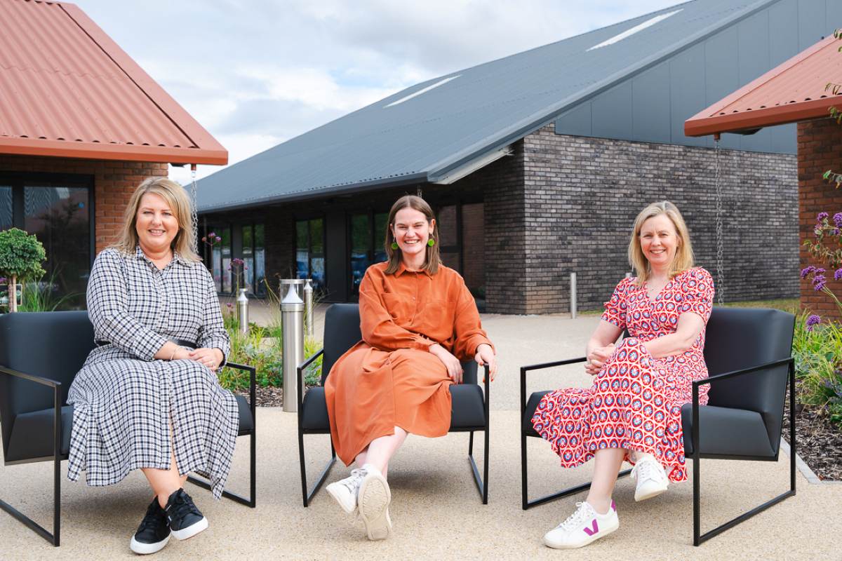Pictured are Sam Haydon (Fundraising Manager at Stay), Amelia Redge (Agency Director at Reech) and Naomi Pay (CEO at Stay)