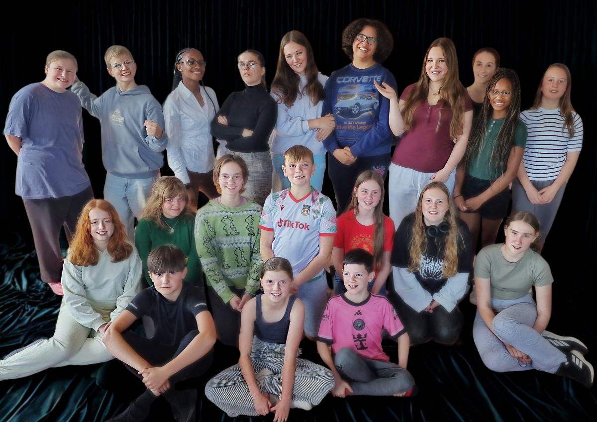 The Whitchurch Amateur Operatic and Dramatic Society cast of Beauty & The Beast JR