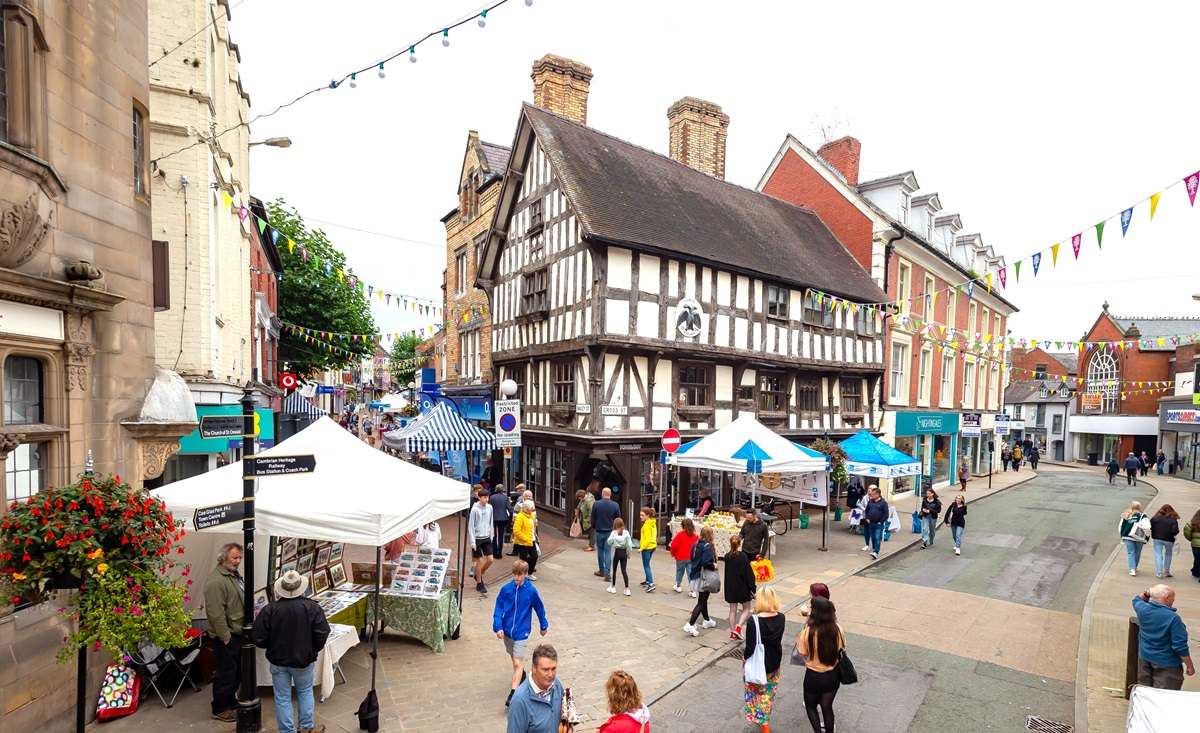 Oswestry Town Centre. Photo: Shropshire Council
