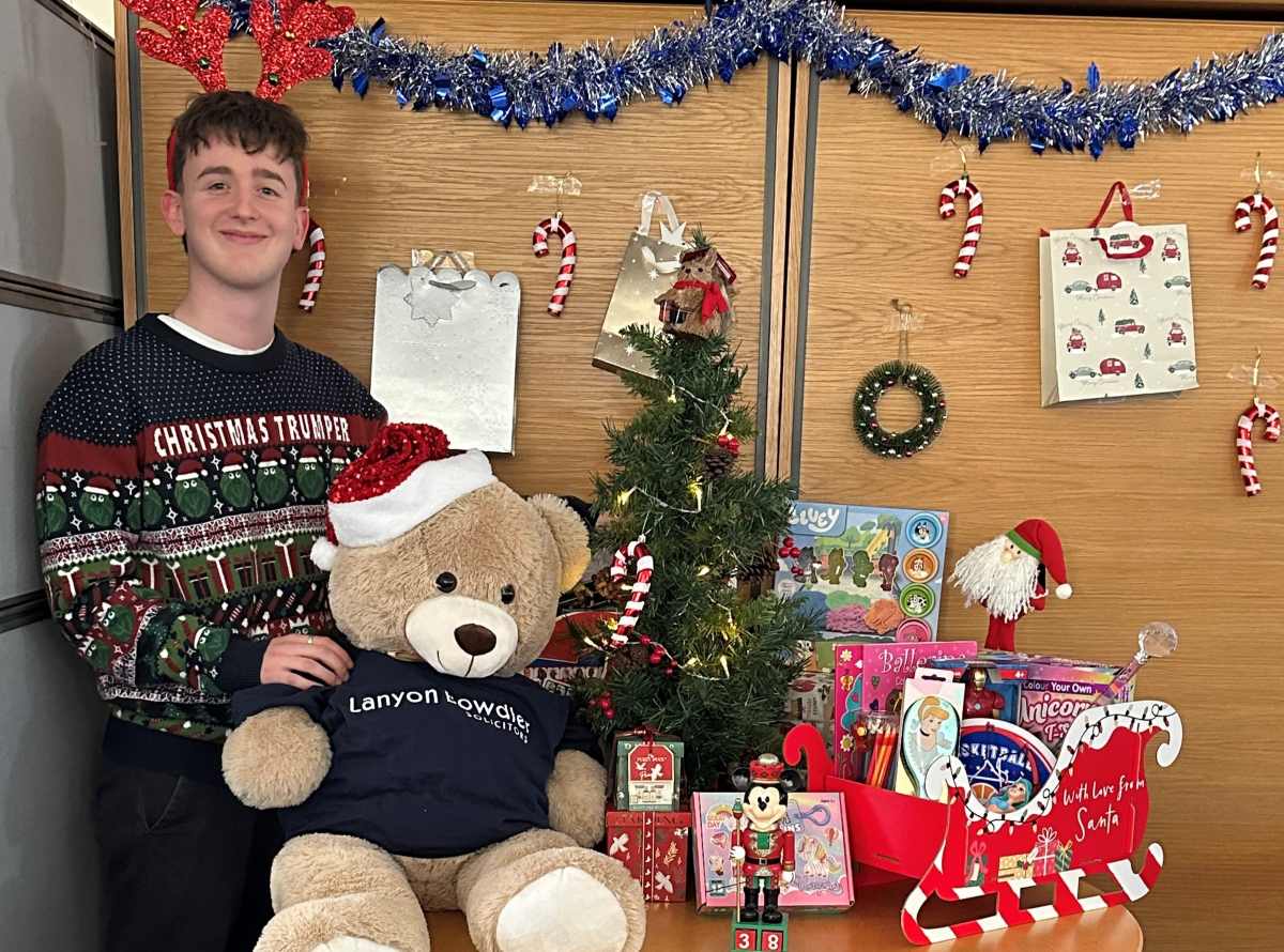 Cameron Petch of Lanyon Bowdler with the Little Stars Christmas collection