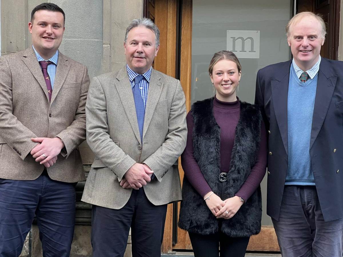 Daniel Thomas, Paul Madeley, Freja White and Alasdair Barne