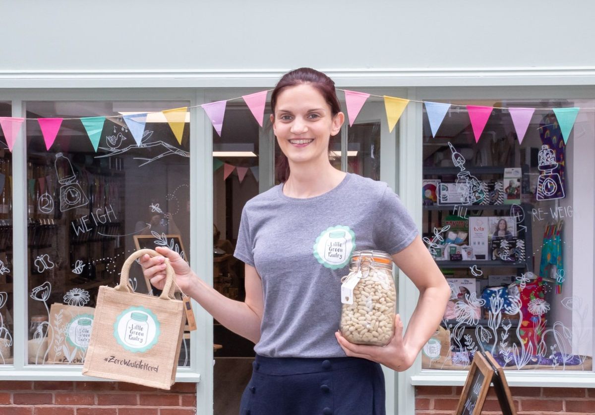 Keli King, owner of The Little Green Pantry in Wellington, which has benefited from a previous Pride in Our High Street diversification grant