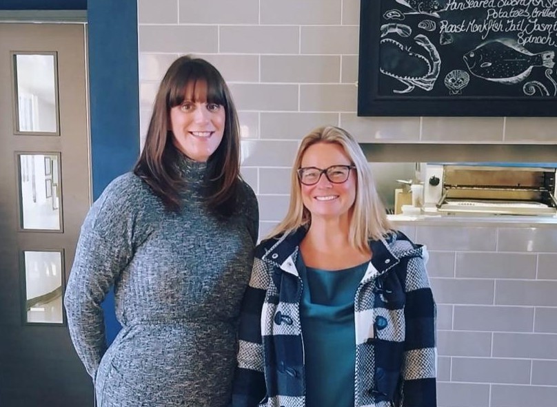 Pictured are Leanne Taylor and Ishbel Lapper