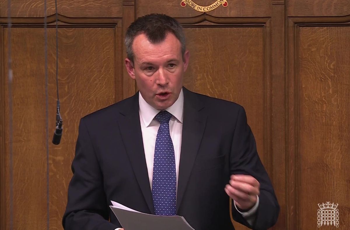 Stuart Anderson MP speaking in the House of Commons